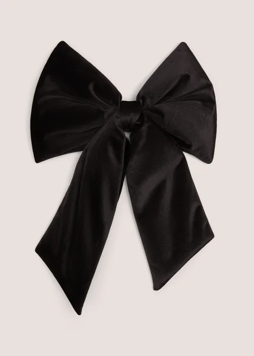 Black Large Bow Decoration Image 1