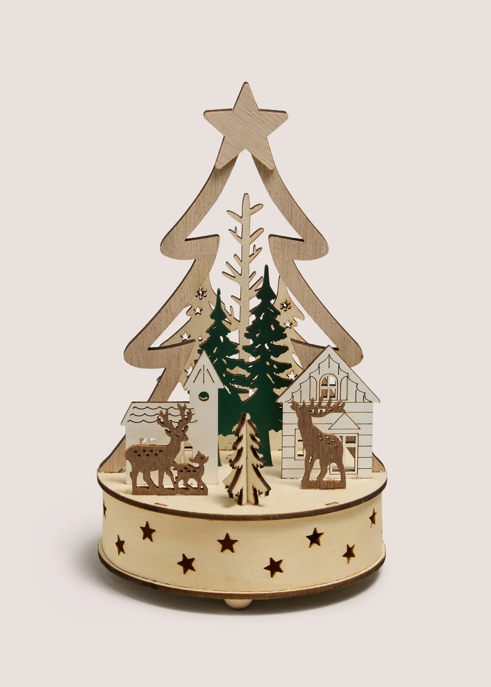 LED Round Tree House Scene Image 1