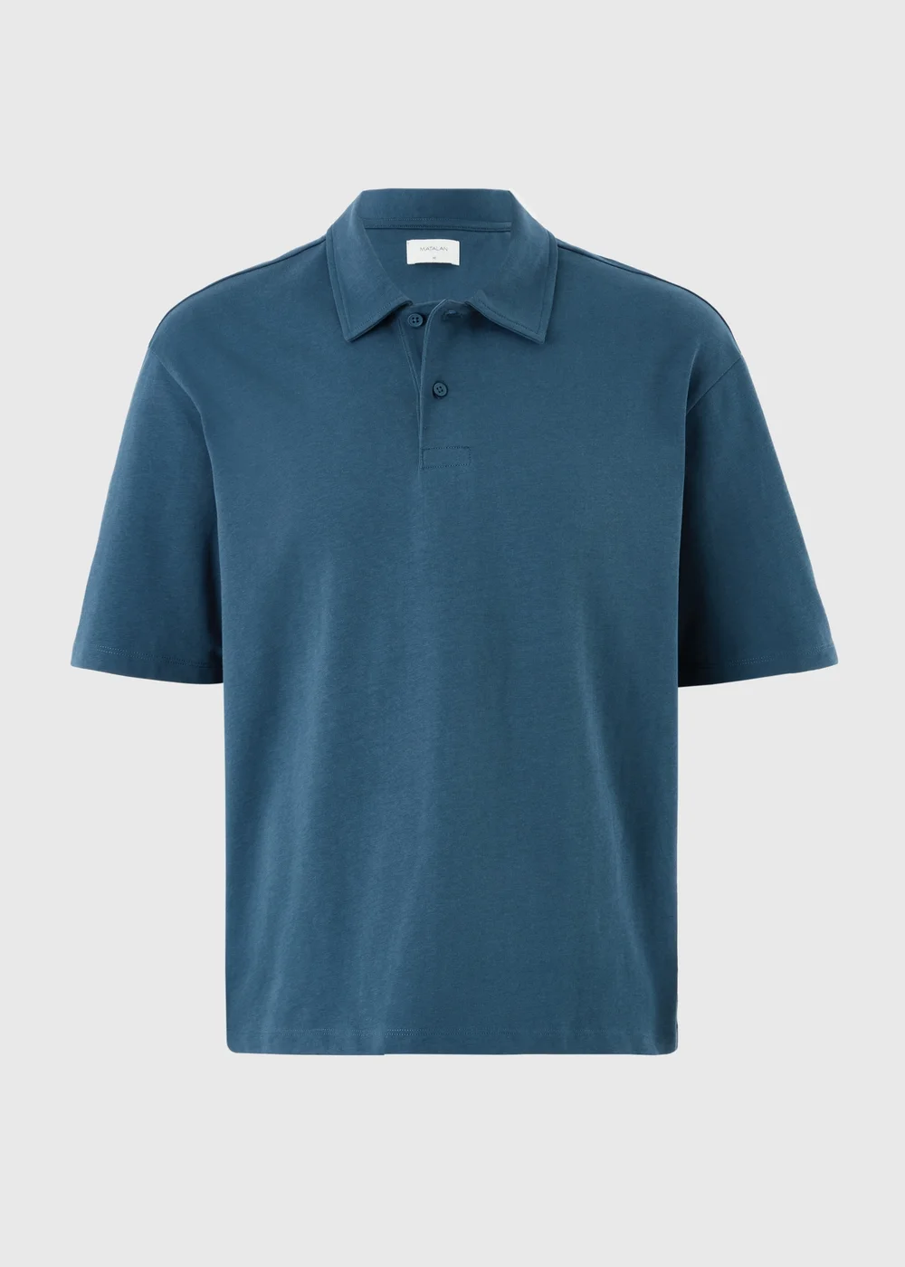 Blue Heavyweight Polo Shirt - XS Image 4