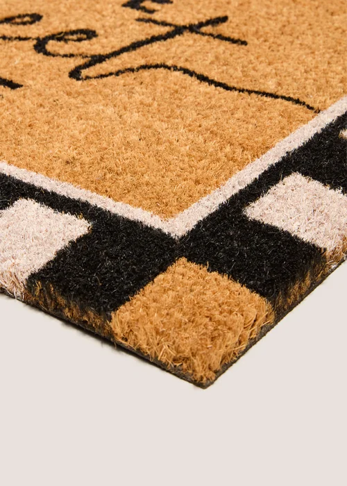 Brown Home Sweet Home Coir Doormat Image 2