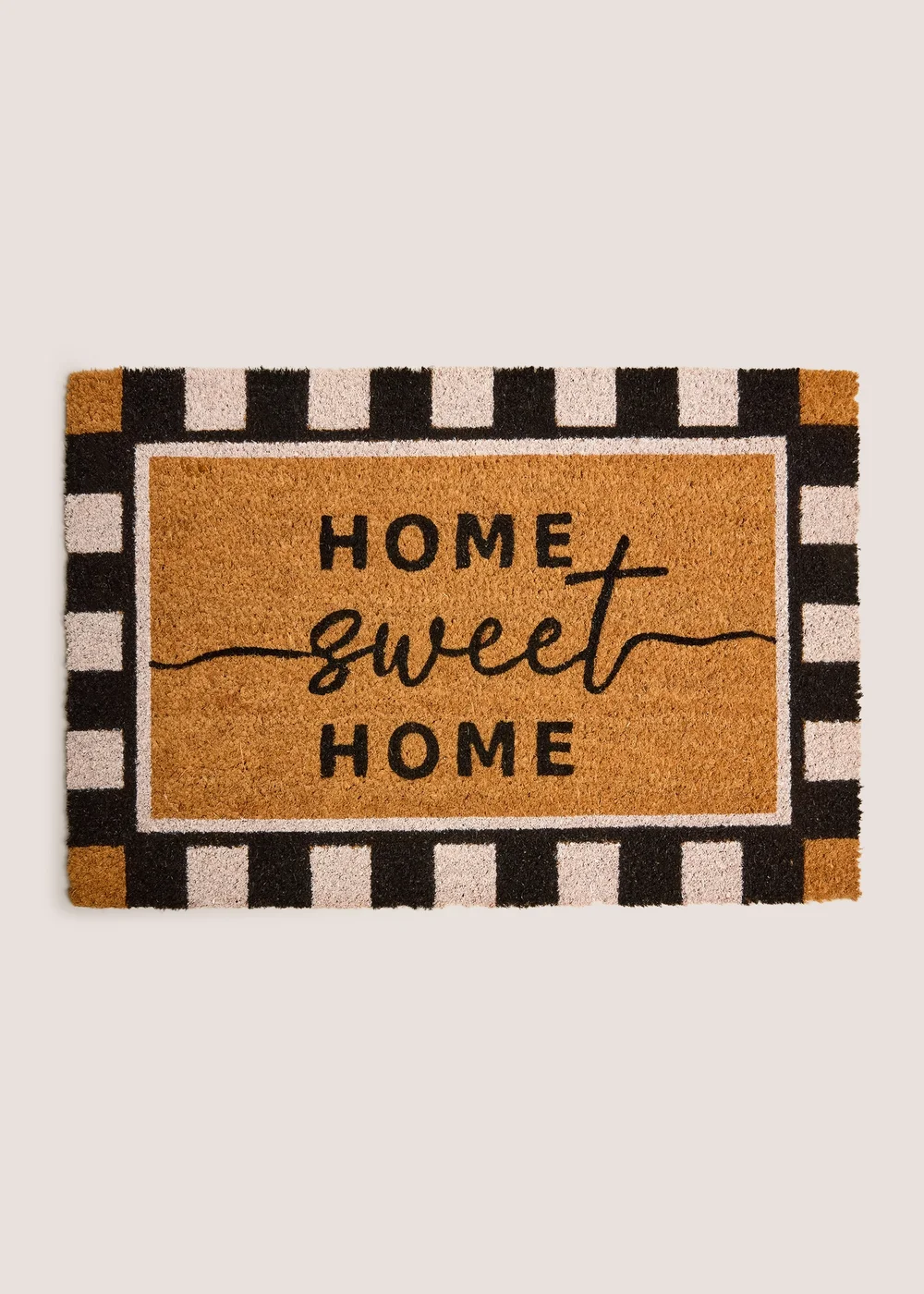 Brown Home Sweet Home Coir Doormat Image 1