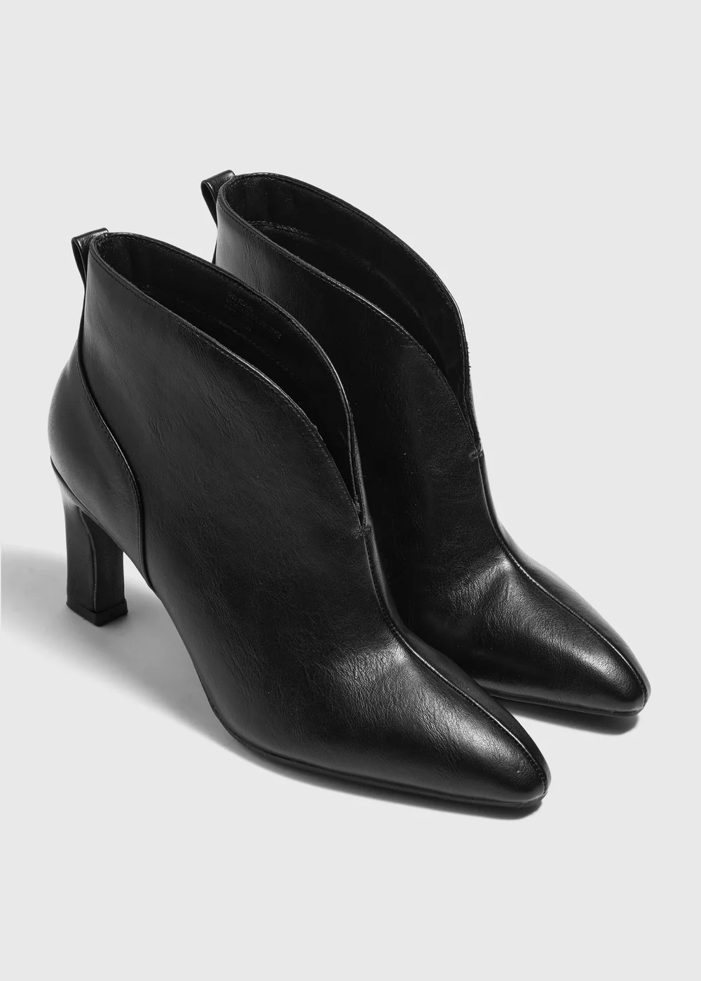 Black Heeled Ankle Boot - 4 Image 1