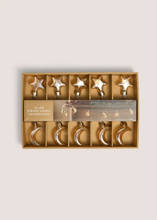 Gold Christmas Tree Lights Image 1