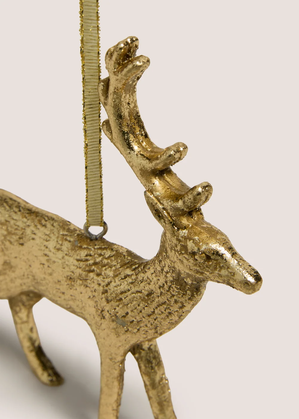 Gold Stag Hanging Decoration Image 2