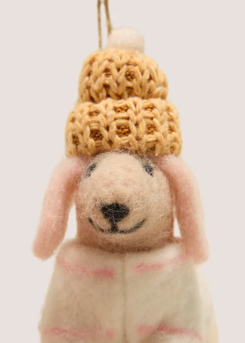 Felt Dog Hanging Decoration Image 2