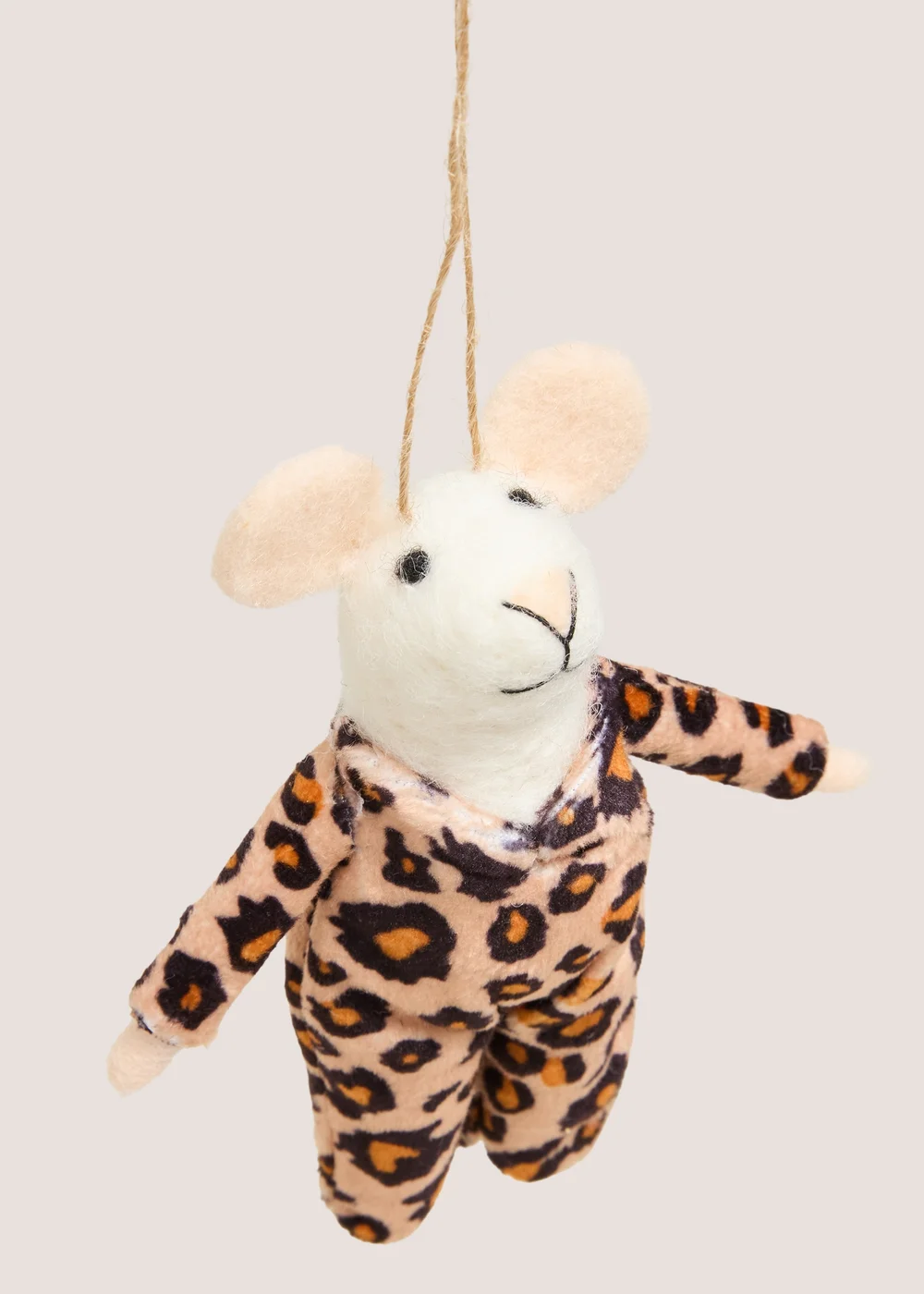Mouse Leopard Print Felt Decoration Image 2