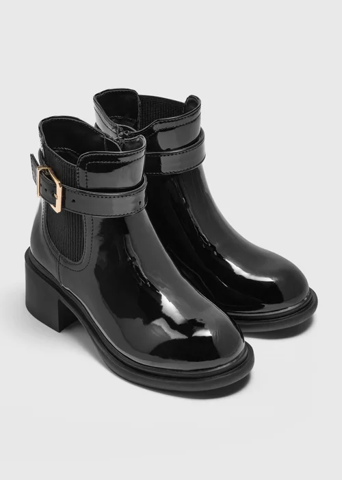 Girls Black Chelsea Boot (Younger 12 - Older 5) - 12 Infants Image 1