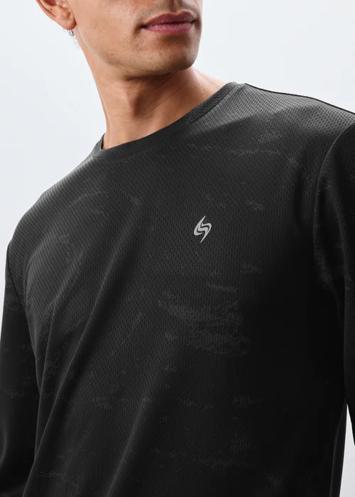 Souluxe Black Running Long Sleeve Top - XS Image 2
