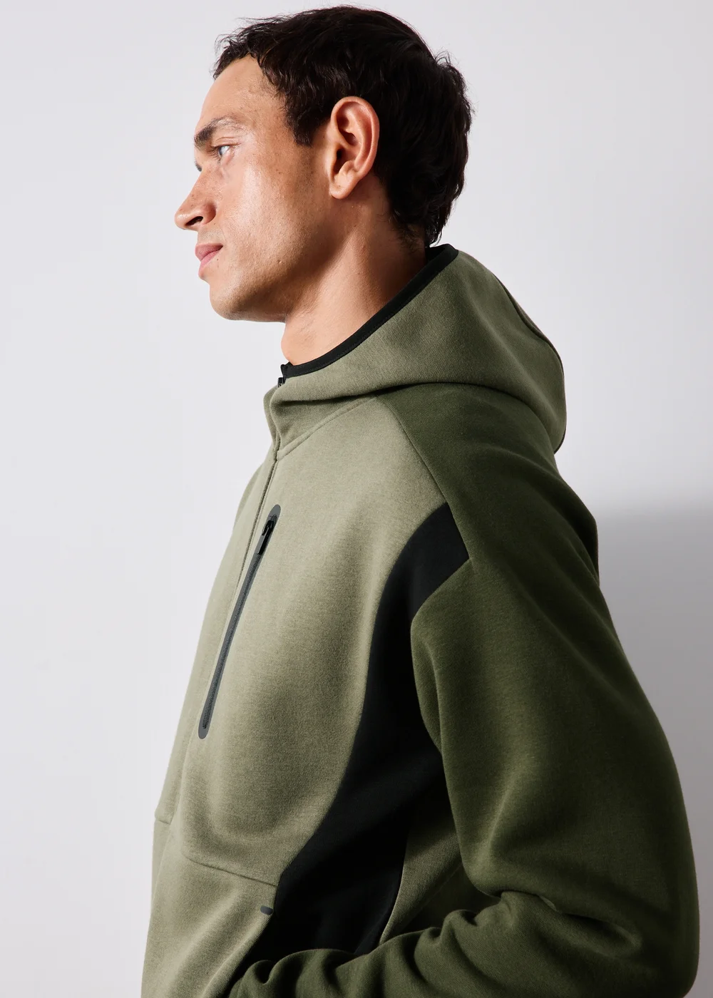 Souluxe Khaki Zip Through Jacket - XS Image 5