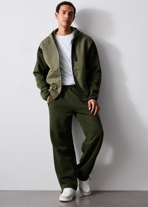 Souluxe Khaki Zip Through Jacket - XS Image 4