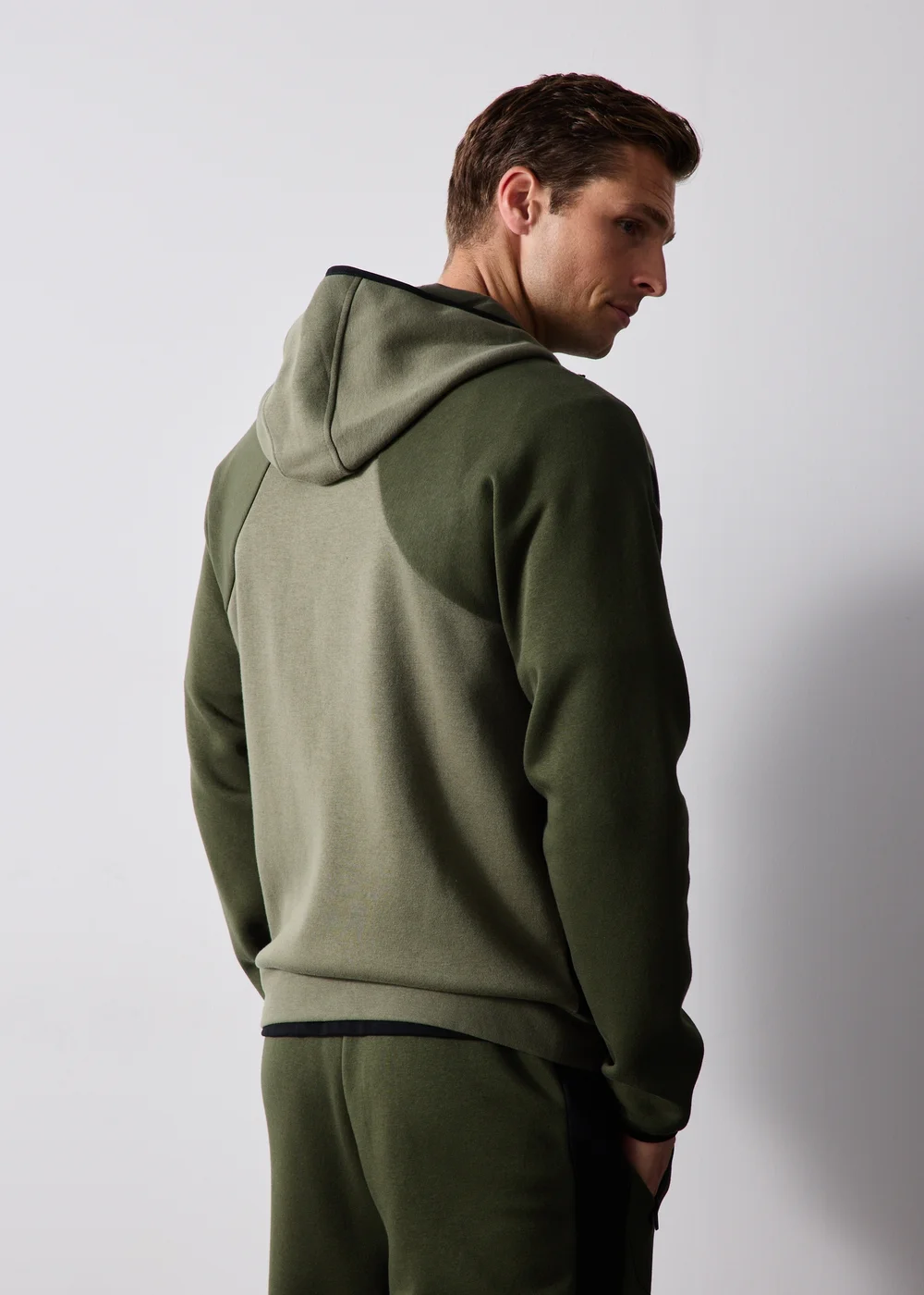 Souluxe Khaki Zip Through Jacket - XS Image 2