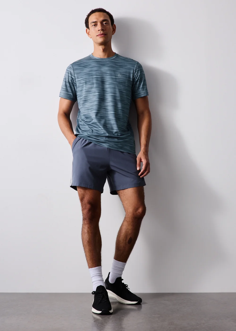 Souluxe Blue Printed Sports T-Shirt - S Image 2