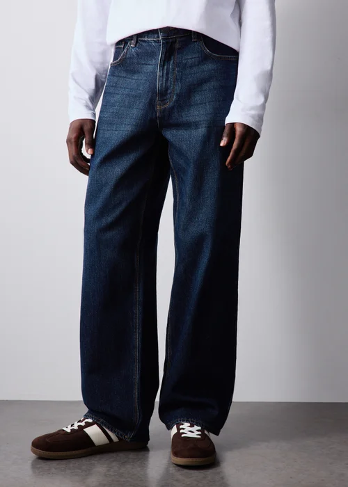 Dark Wash Loose Fit Jeans - 30 R Image 3