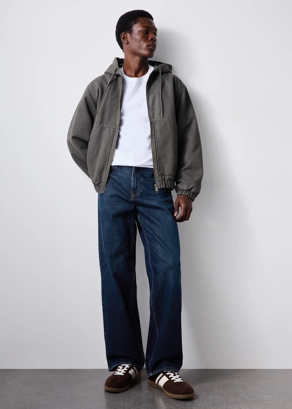 Dark Wash Loose Fit Jeans - 30 R Image 2
