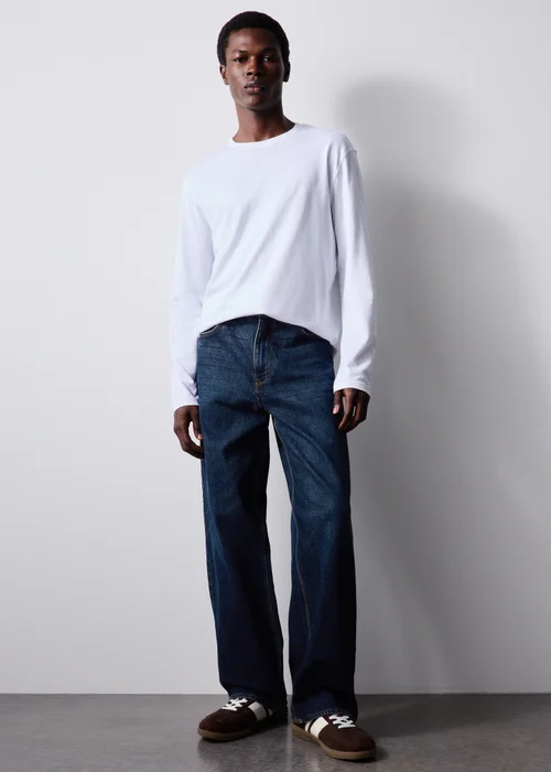 Dark Wash Loose Fit Jeans - 30 R Image 1