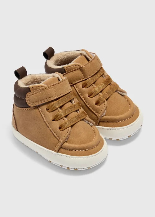Baby Tan Hiker Boots (Newborn-18 Months) - 6-9 months Image 1