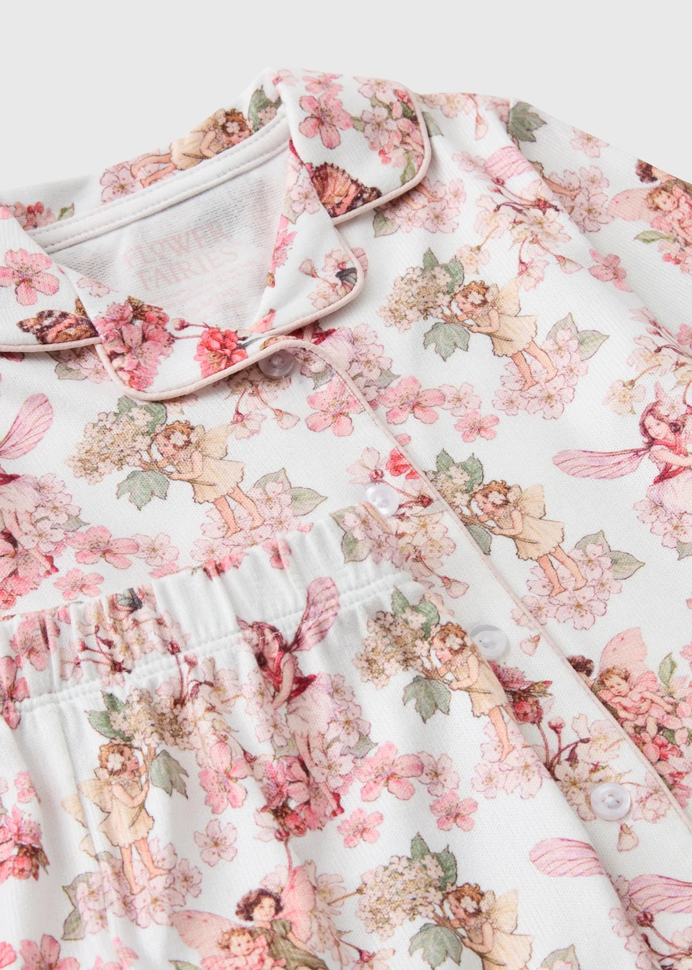 Baby Pink Flower Fairies Pyjamas (Newborn-23 mnths) - 6-9 months Image 2