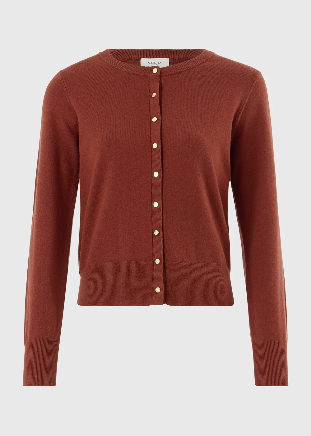 Orange Button Through Cardigan - 8 Image 4