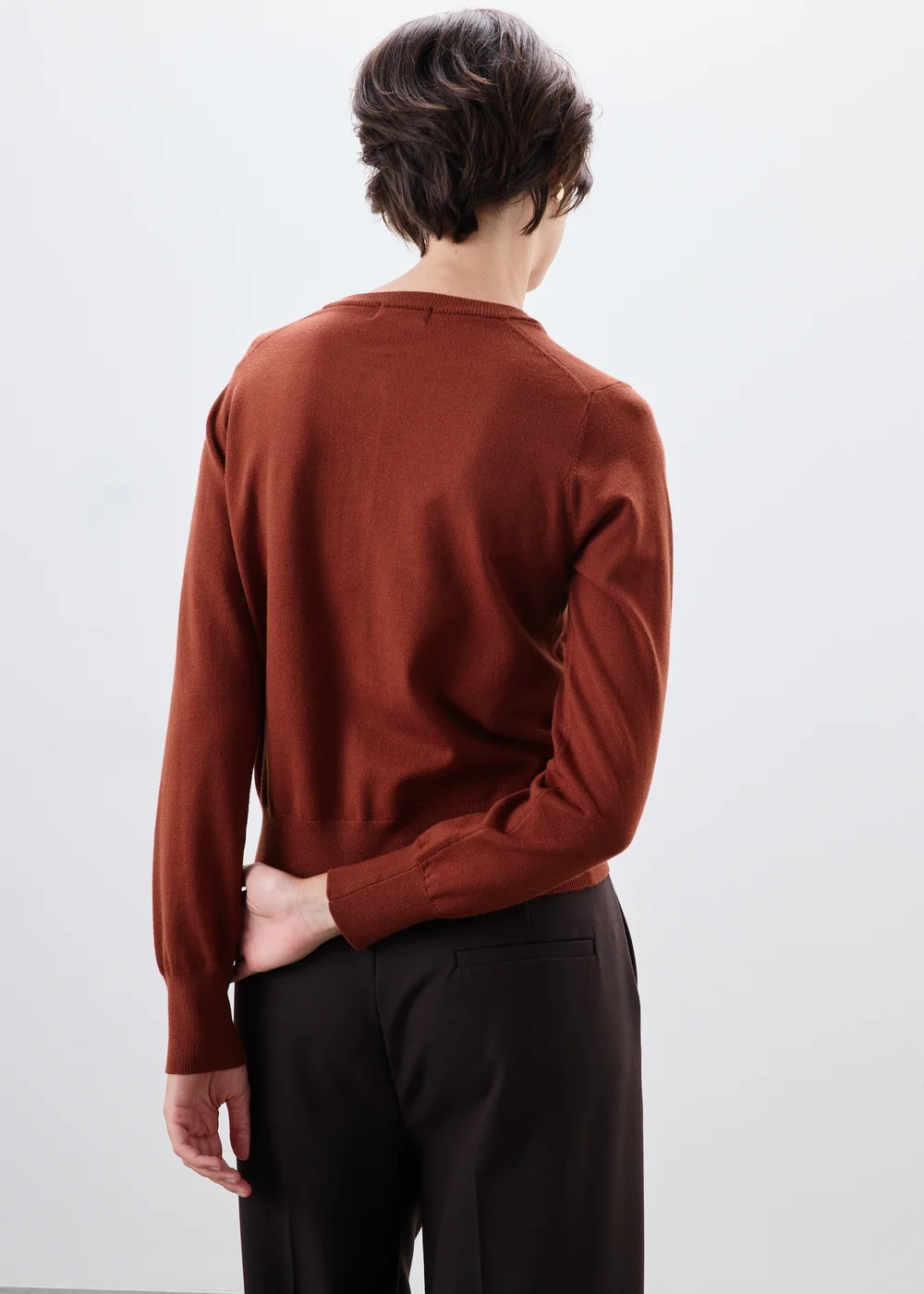 Orange Button Through Cardigan - 8 Image 2