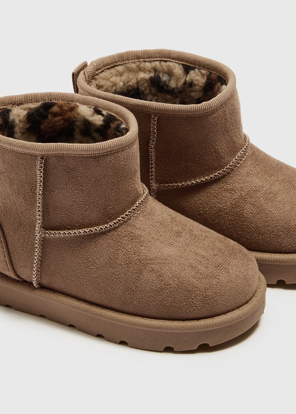 Girls Tan Snug Boots (Younger 4-9) - 4 Infants Image 2