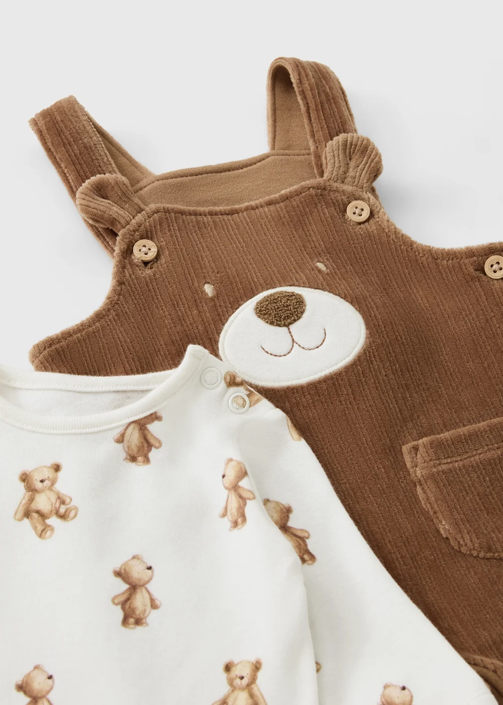 Baby Patch Dungaree Set (0-18mths) - First Size Image 2