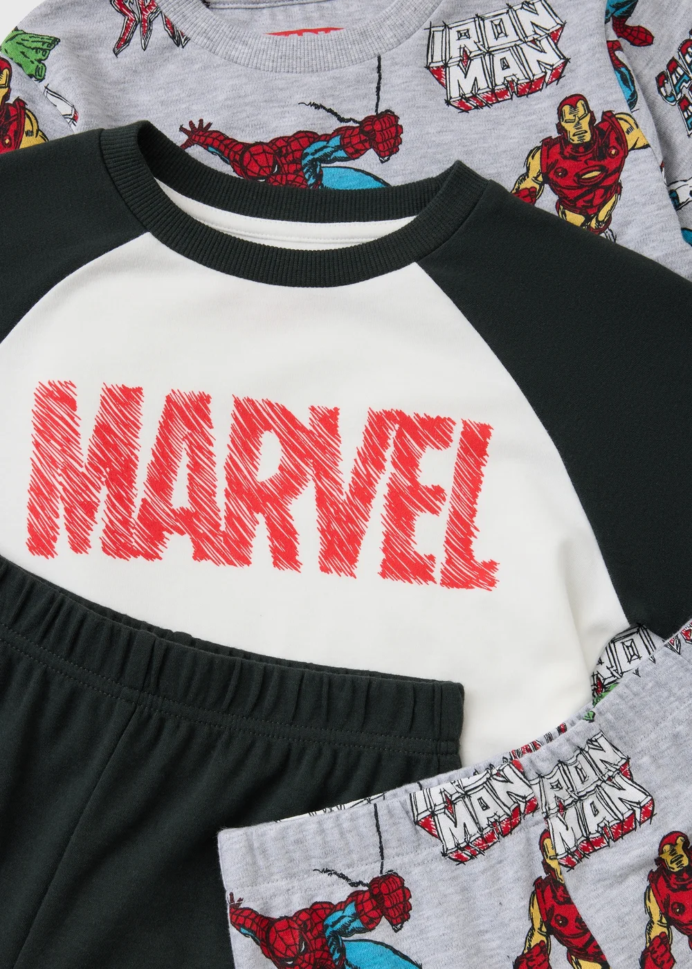Boys’ Marvel 2 Pack Pyjama Set (3-13 Yrs) - 3-4 Yrs Image 2