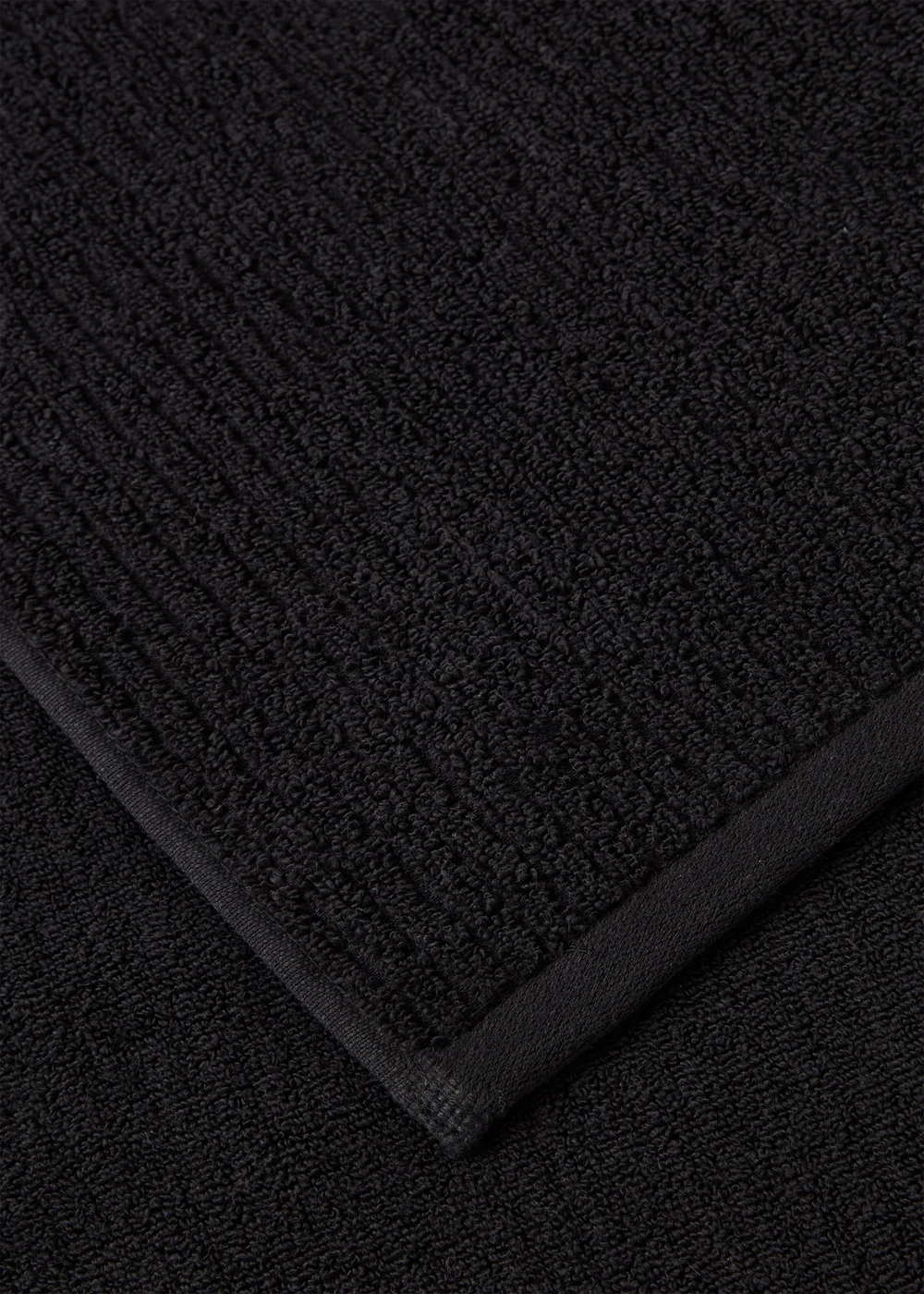 Statement Black Border Towels - Hand Towel Image 2