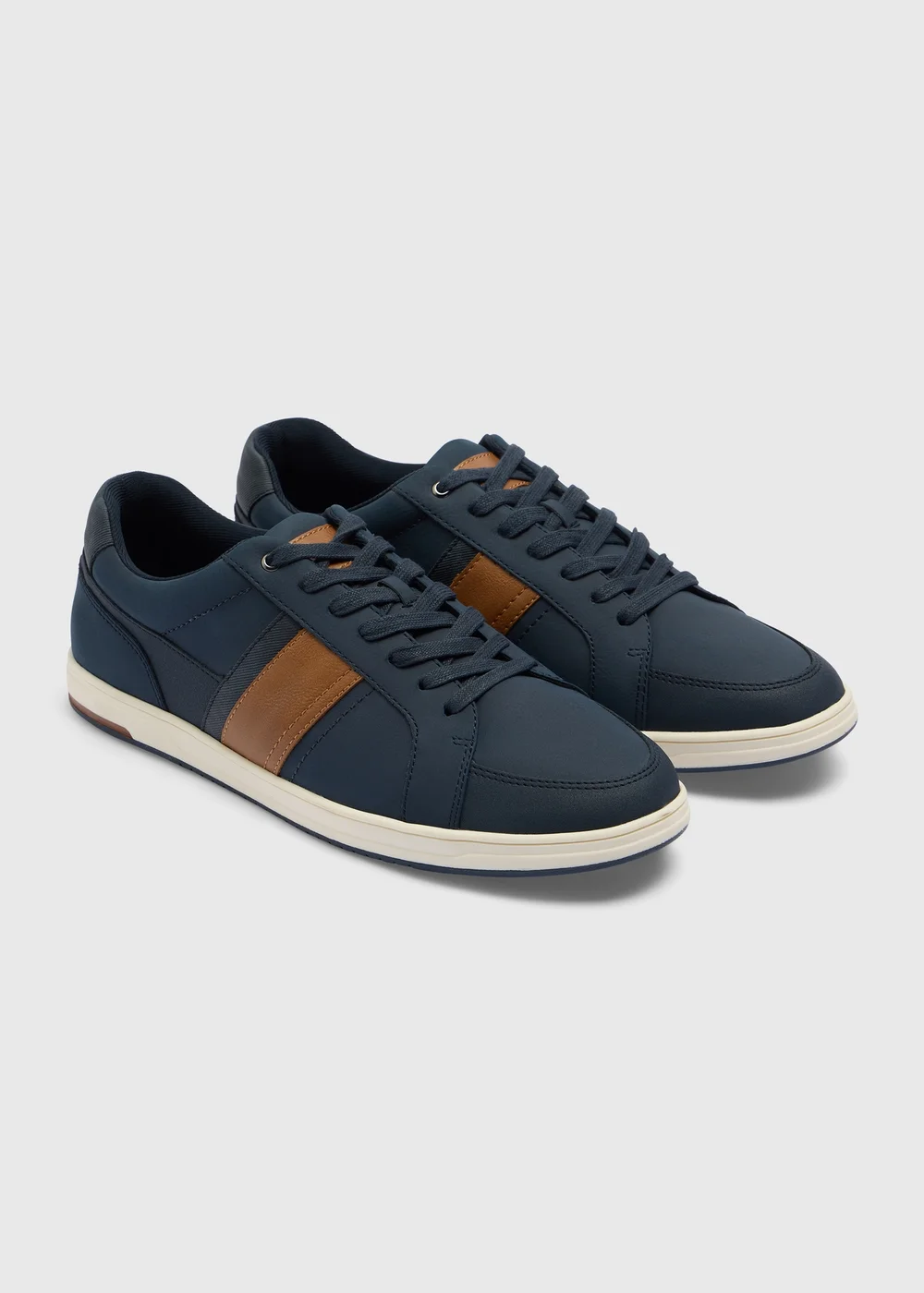 Navy Stripe Trainer - 6 Image 1