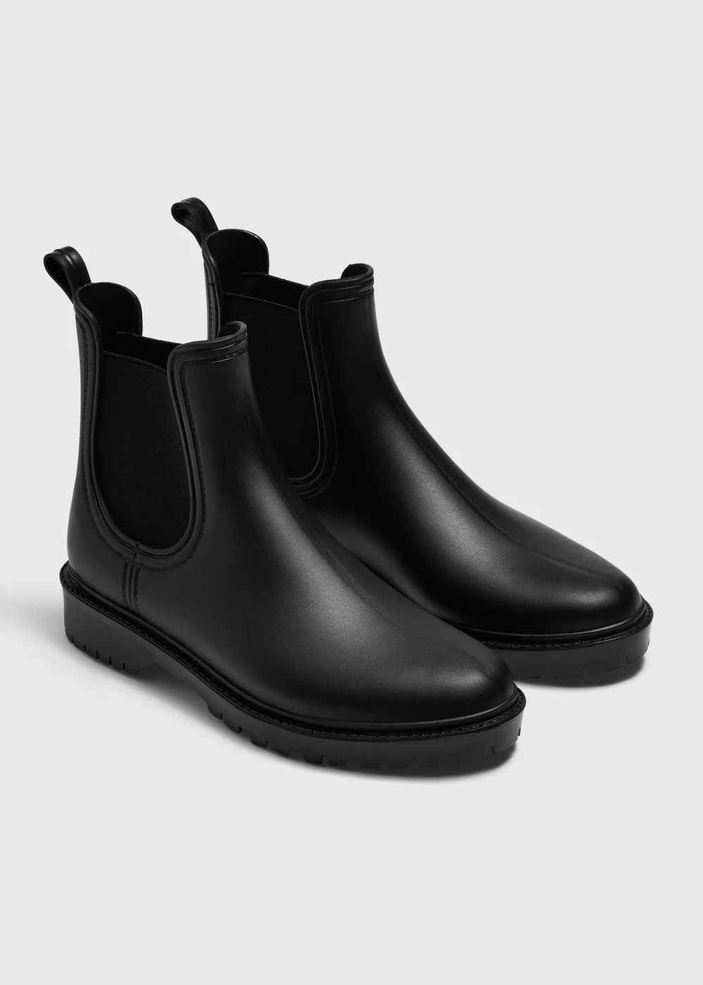 Black Chelsea Boot Wellies - 3 Image 1