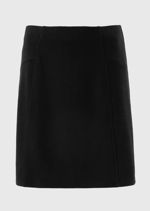 Black Brushed Mini Skirt - 6 Image 4