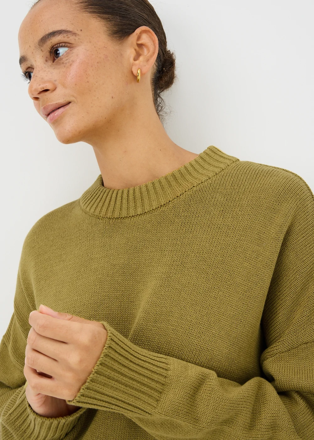 Citrus Rib Hem Knitted Jumper - XS Image 3