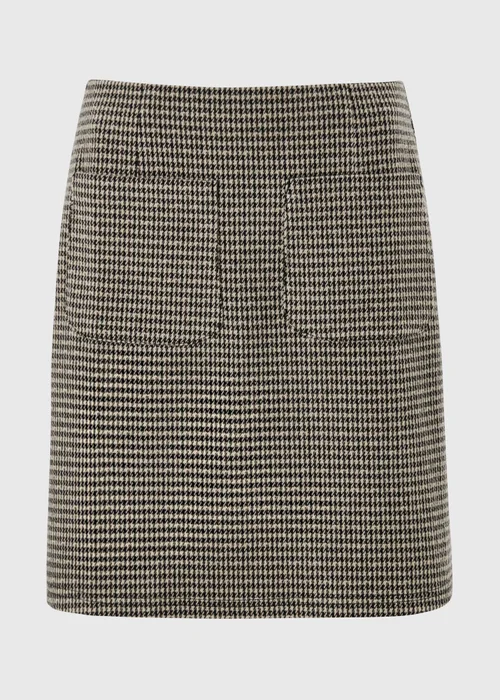 Brown Check Double Pocket Mini Skirt - 14 Image 4