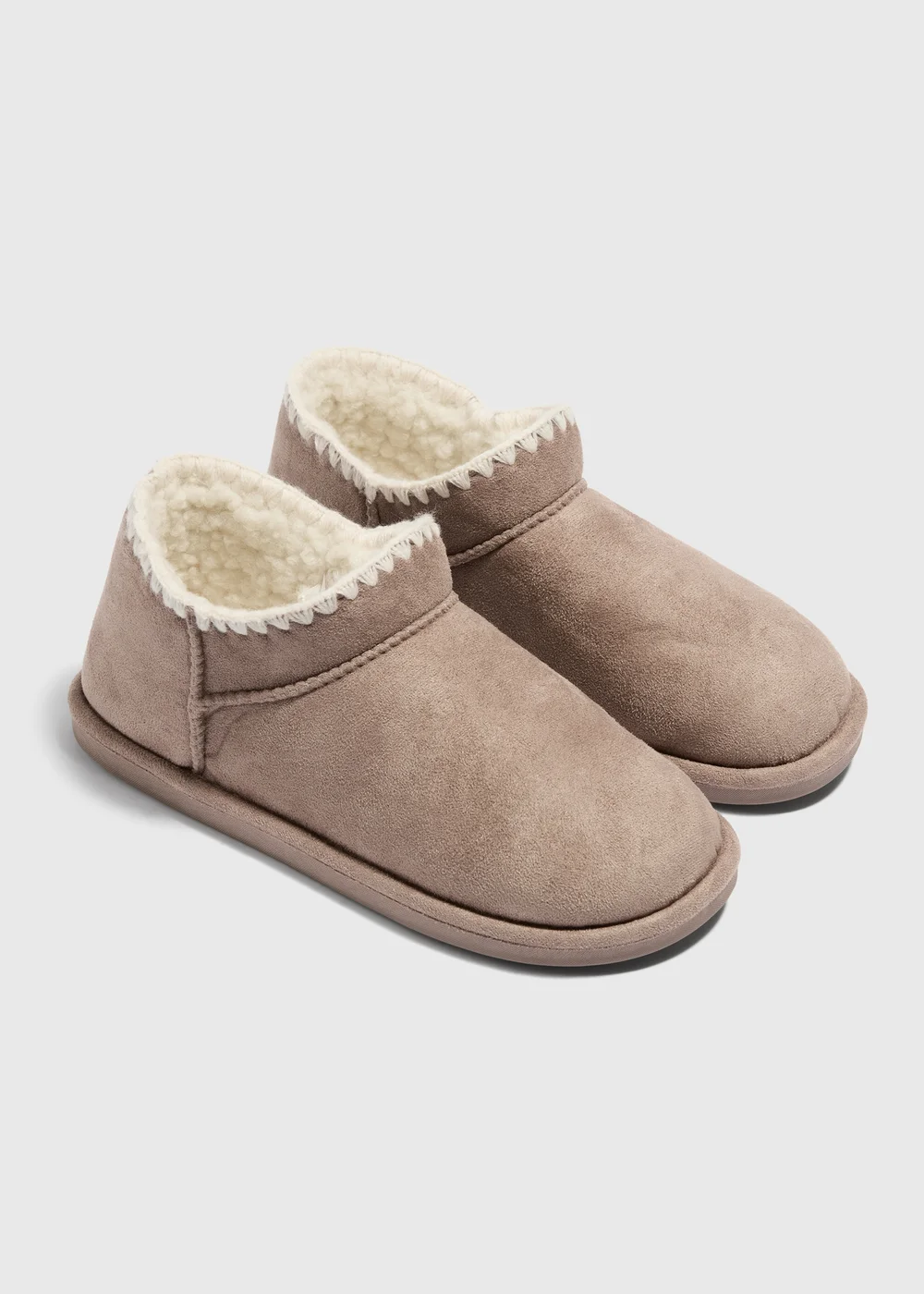Grey Blanket Stitch Snug Boot - S Image 1