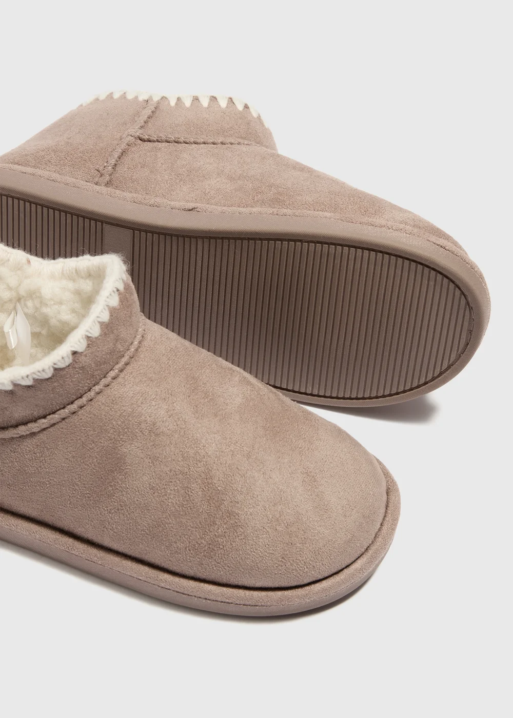 Grey Blanket Stitch Snug Boot - S Image 2