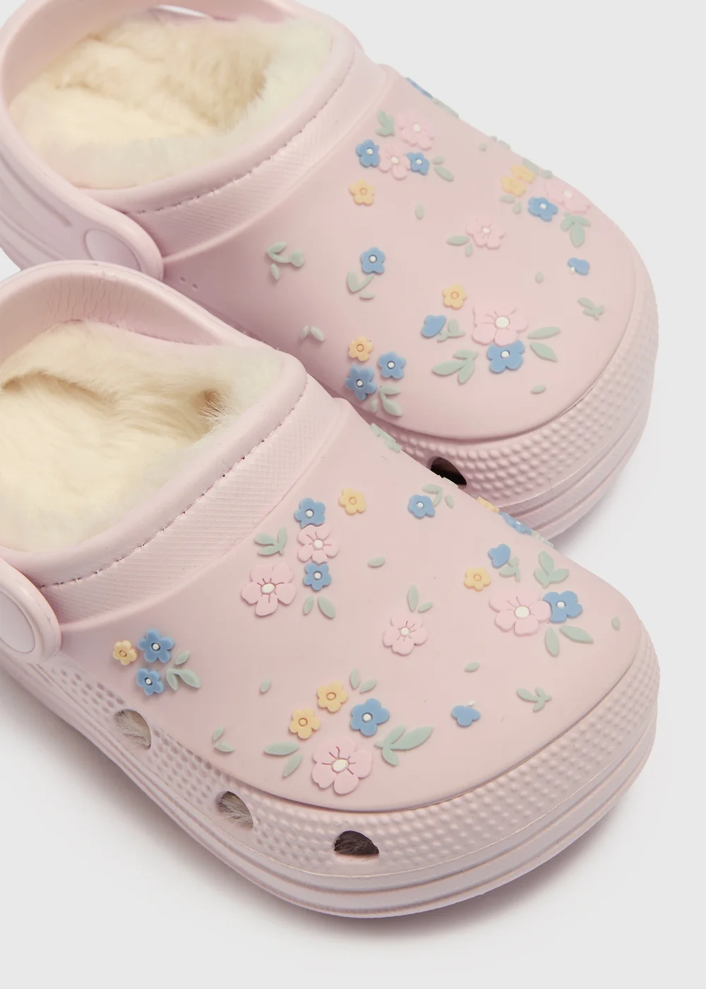 Girls Floral Clog (Younger 4-Older 2) - 4-5 Infants Image 2