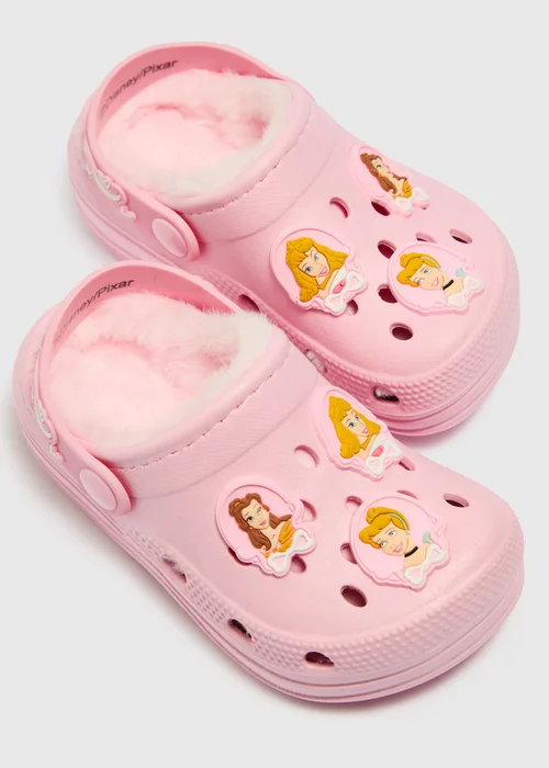Kids Disney Princess Lined Clogs (Younger 4/5 - 12/13) - 4-5 Infants Image 2