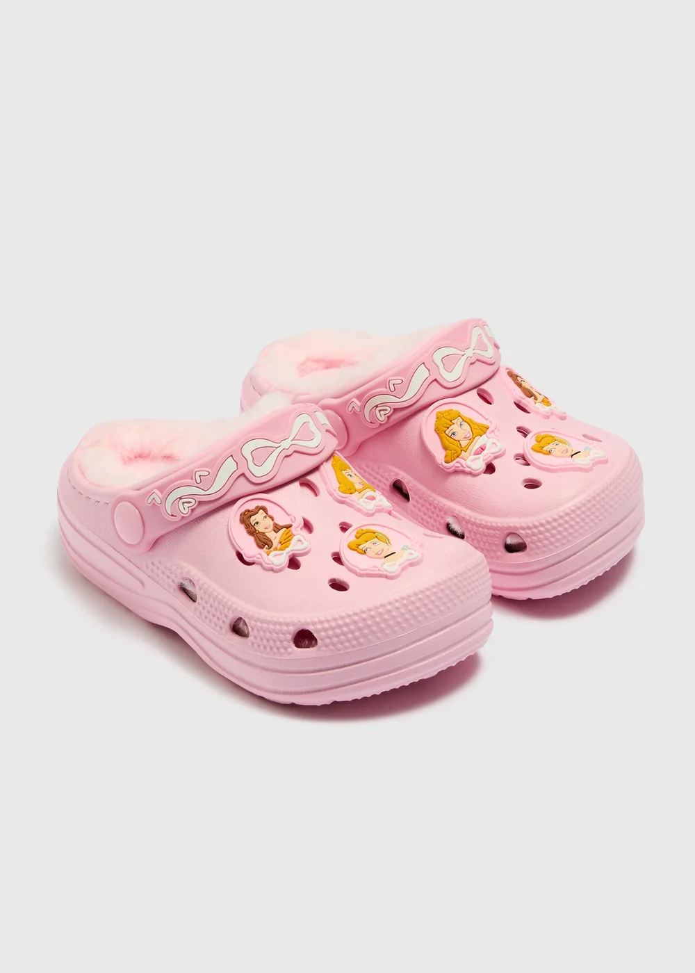 Kids Disney Princess Lined Clogs (Younger 4/5 - 12/13) - 4-5 Infants Image 1