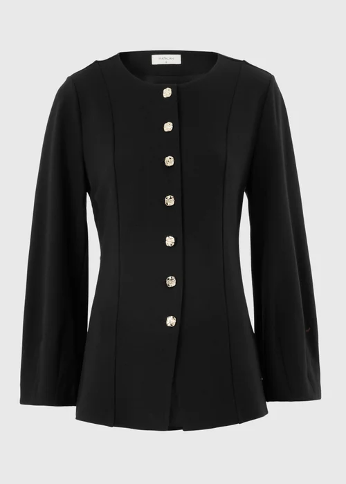 Black Fit & Flare Co Ord Jacket - 8 Image 1