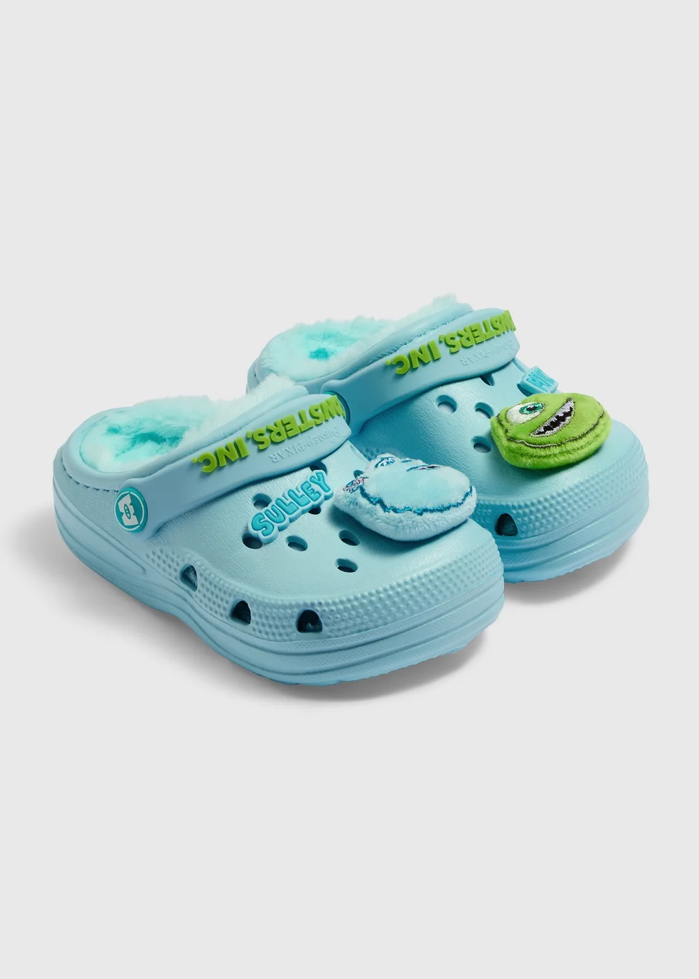 Boys Blue Monsters Inc Clogs (Younger 4/5 - Older 12/13) - 4-5 Infants Image 1