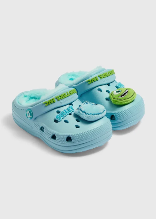 Boys Blue Monsters Inc Clogs (Younger 4/5 - Older 12/13) - 4-5 Infants Image 1