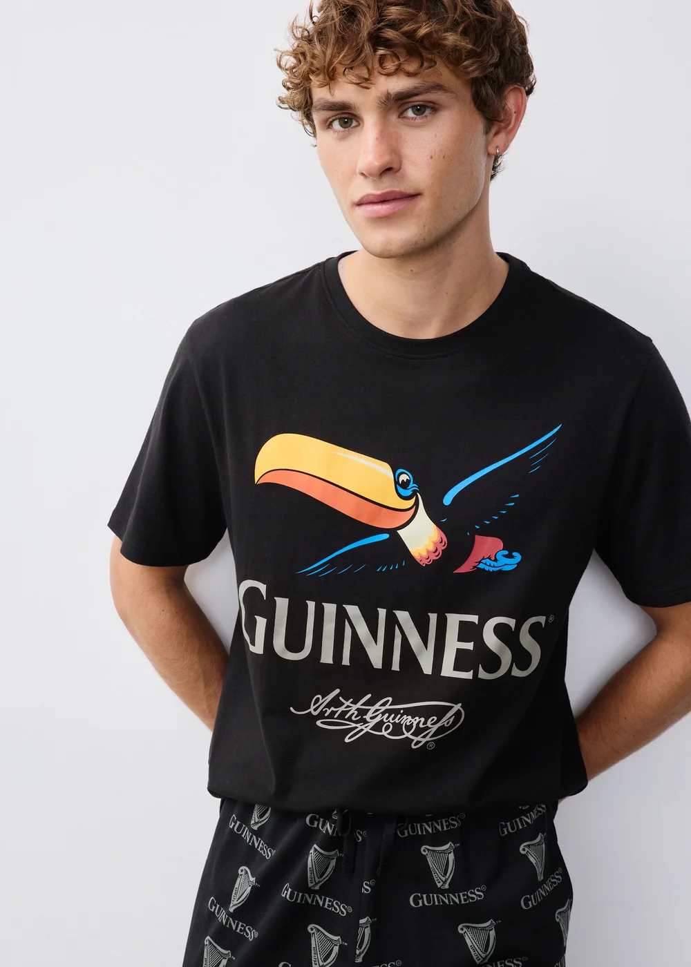 Guinness Black Long Pyjama Set - XS Image 1
