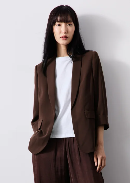 Chocolate Brown Blazer - 8 Image 1