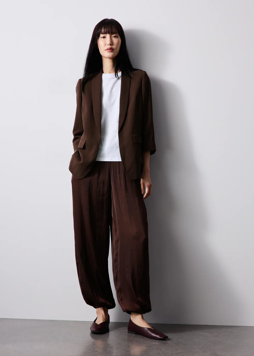 Chocolate Brown Blazer - 8 Image 4