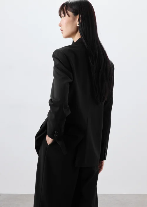 Black Double Breasted Co Ord Blazer - 8 Image 2