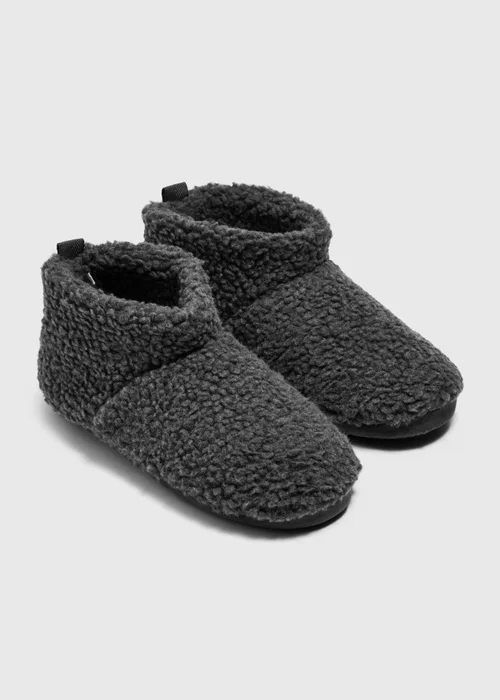 Grey Slipper Boot - 6 Image 1