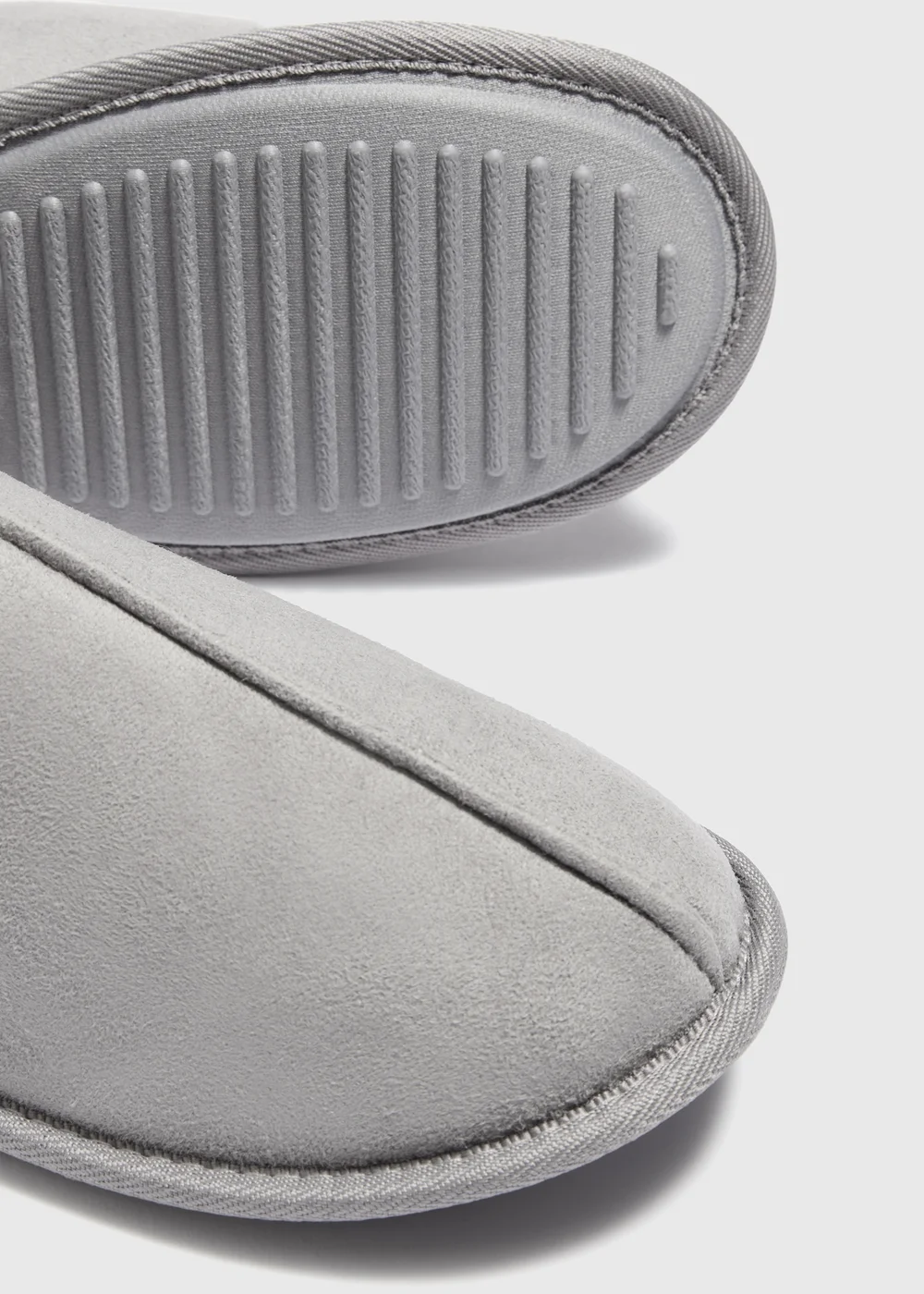 Grey Snug Mule Slipper - 6 Image 2