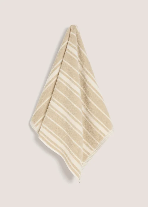 Natural Stripe Hand Towel - Hand Towel Image 1