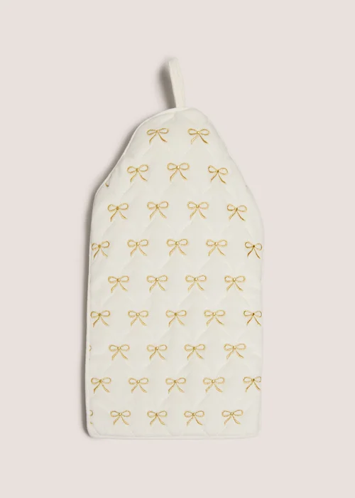 Cream Decadence Bow Hot Water Bottle Image 1
