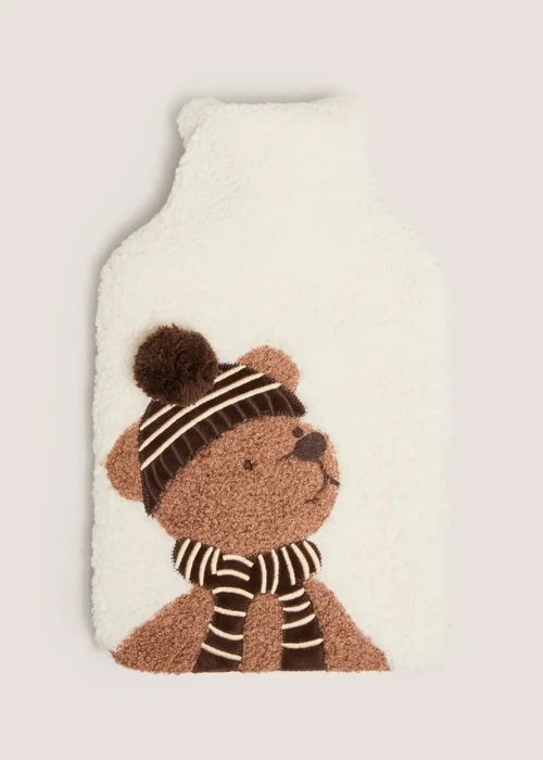 Cream Patch The Bear Hot Water Bottle Image 1