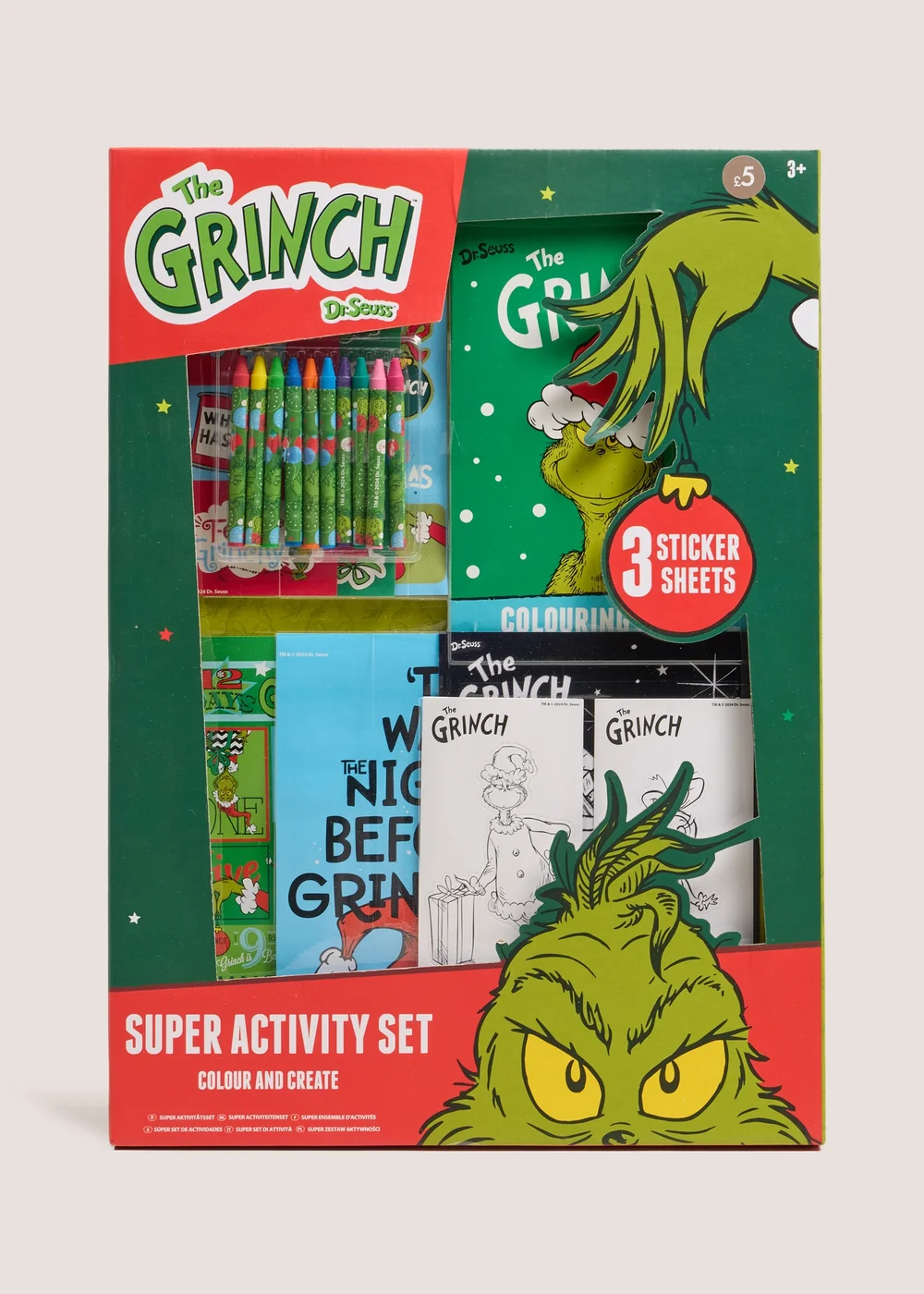 Grinch Christmas Activity Set Image 1